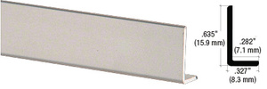 CRL Satin Anodized Aluminum 5/8" Face L-Bar Extrusion
