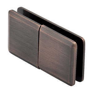 Polished Copper 2" x 4" (51 x 102 mm) Glass to Glass Premier Series Clip