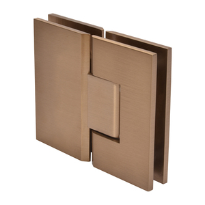 CRL Dark Brushed Bronze Vienna 180 Series Glass-to-Glass Hinge