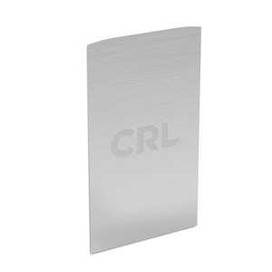 CRL TurboFlex Top-mount Brushed Stainless End Cap