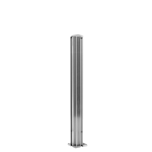 CRL Brite Anodized 18" Corner Design Series Partition Post