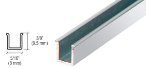 CRL Brite Anodized 6mm Replacement 36" Snap-In Filler Insert for Junior Headers