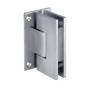 CRL Satin Chrome Vienna 037 Series Wall Mount Full Back Plate Hinge