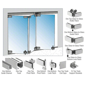 CRL Birmingham Series 3 Panel Bi-Folding Door Kit - 118"