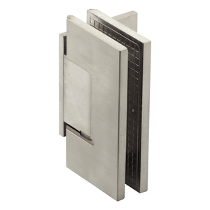 Brushed Nickel Wall Mount with Offset Back Plate Maxum Series Hinge