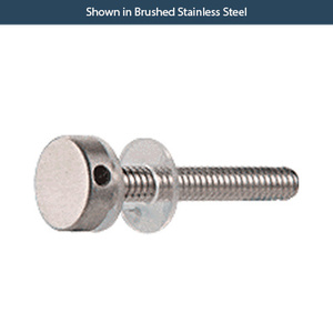 Polished Chrome 1-1/4" Cap for Standoffs