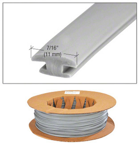 CRL Gray Vinyl for Aluminum Truck Racks - 100' Roll