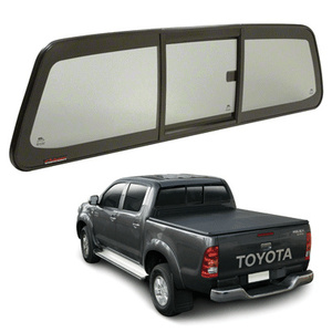 CRL "Perfect Fit" Three-Panel Tri-Vent Sliders with Solar Glass for 2013+Toyota Hilux