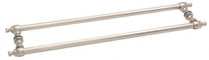 CRL Polished Nickel Colonial Style 24" Back-to-Back Towel Bars
