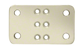 Oyster White Trim-Line 3" x 5" Base Plate