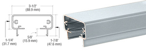 CRL Mill 200 Series 241" Long Top Rail