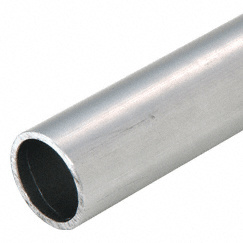 CRL Custom Mill Finish 1-1/2" Diameter Pipe Rail Tubing