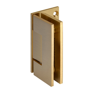 CRL Satin Brass Vienna 044 Series Wall Mount Offset Back Plate Hinge