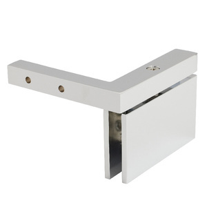 CRL Chrome Cardiff Senior Wall Mount Offset Back Plate Hinge