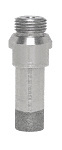 CRL 3/4" HBT Series Belgian Thread Electro-Formed Diamond Drill