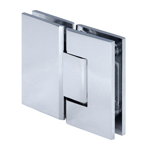 CRL Chrome Junior Geneva 580 Series 180 Degree Glass-to-Glass Hinge With 5 Degree Pin Preset