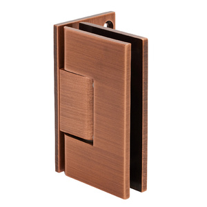 CRL Antique Brushed Copper Vienna 044 Series Wall Mount Offset Back Plate Hinge