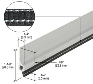 CRL Clear Anodized 36" Entrance Door Sweep