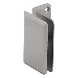 Polished Nickel Wall Mount Premier Series Glass Clamps