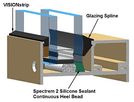 CRL .250" Tremco® VISIONstrip® Glazing Seal