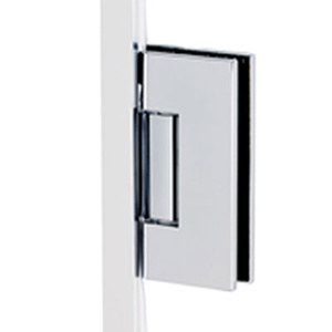 Polished Chrome Jamb Custom Height with 3 Solid Brass Designer Hinges