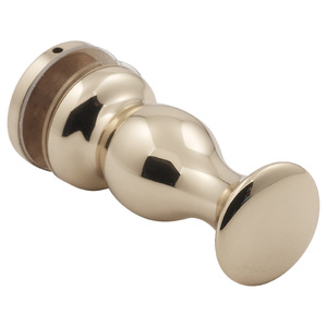 Polished Brass Single Mount Colonial Series Knob