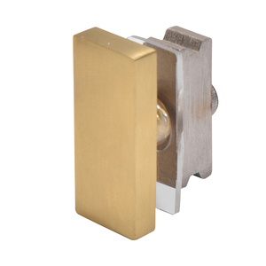 CRL Satin Brass Serenity Series Sliding Door 90 Degree Accessory Kit