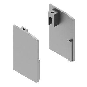CRL511 Satin Anodized Wall Mount Kit End Cap