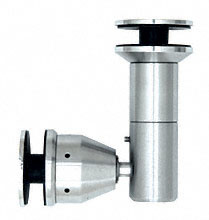 CRL Polished Stainless 90 Degree Swivel Glass-to-Glass Fitting for 1/2" Glass