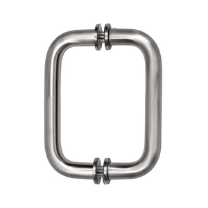 CRL Brushed Stainless 6" BM Series Tubular Back-to-Back Pull Handle