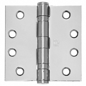 4-inch with 5/8-inch Radius Satin-Nickel Adjustable Spring Hinge (1-pc)