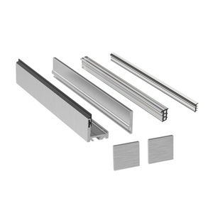CRL Brushed Stainless Anodized Two Piece Channel - 118" Length