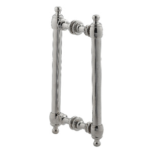 Polished Nickel 8" Antique Style Back to Back Handles