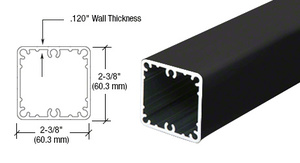 CRL Matte Black 241" Post Tubing