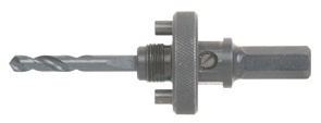 CRL Hole Saw Mandrel for 1-1/4" to 4" Hole Saws With 7/16" Shank