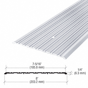 CRL 8" Aluminum Commercial Saddle Threshold - 185" Length