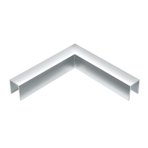 CRL Polished Stainless 90 Degree Horizontal Corner for 11 Gauge Crisp Corner Cap Railings