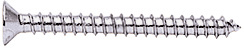 CRL Chrome 10 x 2" Wall Mounting Flat Head Phillips Sheet Metal Screws