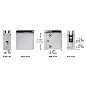 Glazing Push Points Zinc Coated Steel