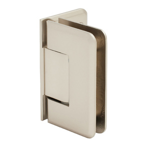 CRL Satin Nickel Pinnacle 044 Series Wall Mount Offset Back Plate Hinge