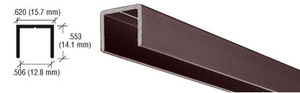 CRL Duranodic Bronze Aluminum 1/2" U-Channel