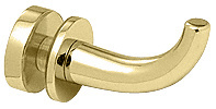 CRL Polished Brass Designer Robe Hook