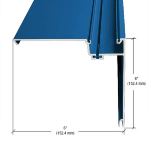CRL-U.S. Aluminum 90 Degree Corner Half Section, Custom Paint- 24'-2"