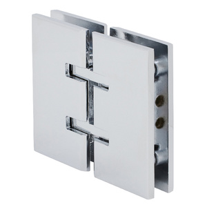 CRL Polished Chrome Concord 180 Series 180 Degree Glass-to-Glass Hinge