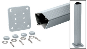 CRL Mill 200, 300, 350, and 400 Series 42" Long 135 Degree Surface Mount Post Kit
