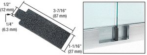 CRL 1/2" High Density Foam Spacing and Sealing Pad