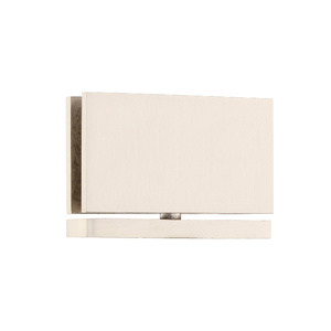 CRL Brushed Nickel Cardiff Series Top or Bottom Mount Hinge