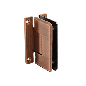CRL Antique Brushed Copper Cologne 037 Series Wall Mount 'H' Back Plate Hinge
