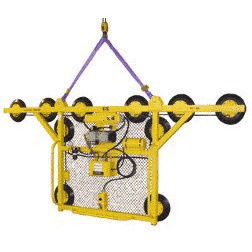 CRL Wood's Air 1200 Series Gentle Giant 10 Pad Vacuum Frame - 1200 Lbs.