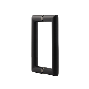 Oil Rubbed Bronze 6" Mitered Style Back to Back Handles